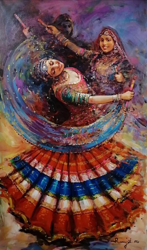 Indian Art Gallery, Dance Paintings, Canvas Easy, Textured Canvas, Indian Dance, Art Painting Gallery, Indian Folk Art, Nature Art Painting, Indian Art Paintings