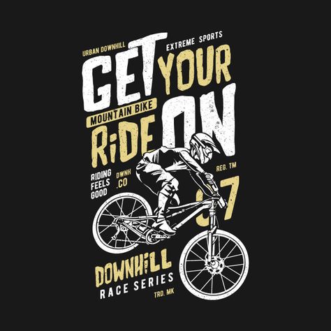 Bike Tshirt Design, Bike T Shirt Design, Bike Shirt Design, Bike Logos Design, Minimal Shirt Design, Mountain Bike Art, Bike Logo, Bike Drawing, Downhill Mountain Biking