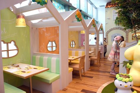 [Closed] Pompompurin Café Singapore – Kawaii Garden Theme Cafe At Orchard Central, Closing 20 August 2017 – DanielFoodDiary.com Cute Cafe Ideas Decor, Japan Cafe Design, Kawaii Cafe Interior, Cat Cafe Interior Design, Cute Cafe Interior Design, Pet Cafe Interior, Kids Cafe Ideas, Japan Cafe Interior, Cat Cafe Ideas