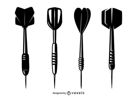 Dart vector set #AD , #Dart, #set, #vector Dartboard Tattoos, David Bowie Tattoo, Bowie Tattoo, Tattoo Samples, Matching Friend Tattoos, M Tattoos, Dart Set, Black Png, Small Canvas Paintings