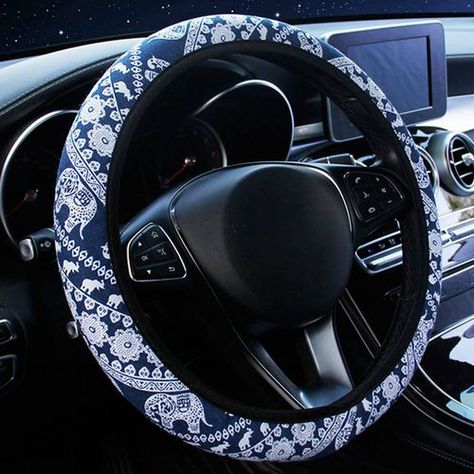 Tela, Elephant Print Fabric, Elephant Fashion, Car Bling, Expensive Shoes, Car Steering Wheel, Car Steering Wheel Cover, Car Steering, Shoe Covers