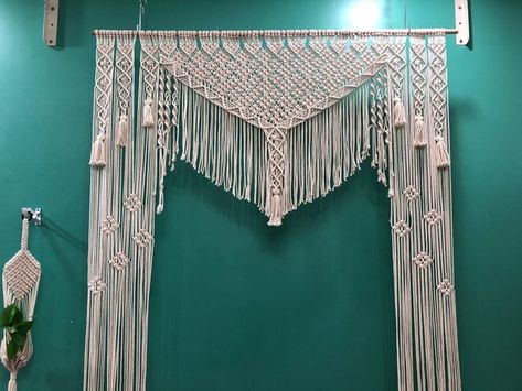 Macrame Wedding Decor, Macrame Wedding Arch, Pola Macrame, Macrame Wedding Backdrop, Boho Macrame Wall Hanging, Macrame Knots Tutorial, Macrame Backdrop, Macrame Knots Pattern, Macrame Wedding