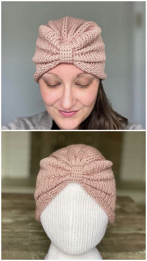 Knitting Machine Turban Hat Crochet Turban Hat Pattern Free, Crochet Turban Pattern Free, Crochet Turban Hat, Lace Sweater Crochet, Long Hair For Women, Crochet Ear Warmers, Crochet Wigs, Hairstyle Ideas For Long Hair, Crochet Ear Warmer Pattern