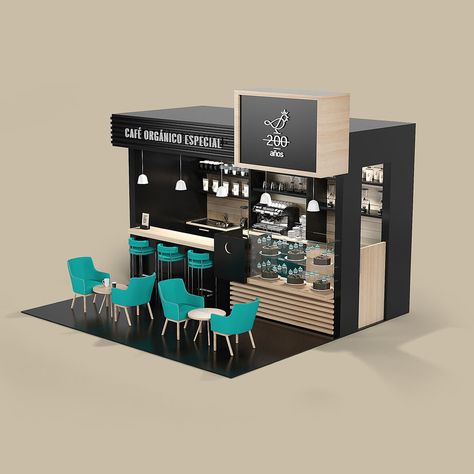 Cafe Kiosk Design, Coffee Kiosk Design, Coffee Shop Kiosk, Kiosk Cafe, Restaurant Design Rustic, Bathroom Inspo Interior Design, Coffee Booth, Coffee Kiosk, Service Branding