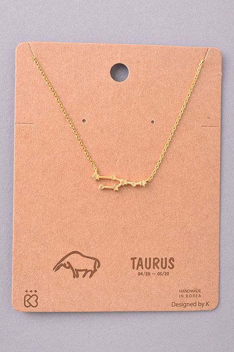 Taurus Constellation Pendant Necklace Taurus Stars, Taurus Outfits, Taurus Jewelry, Zodiac Jewellery, Taurus Necklace, Taurus Constellation, Best Gifts For Girls, Solitaire Diamond Pendant, Zodiac Sign Necklace