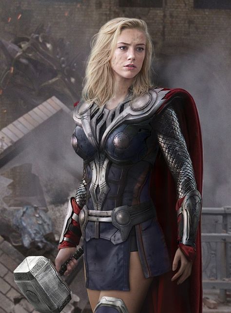 12 Female Thor Cosplays That Are Stunningly Hot Thor Girl, Lady Thor, Thor Cosplay, Female Thor, Jane Foster, Pahlawan Super, Marvel Cosplay, Marvel Thor, Miss America