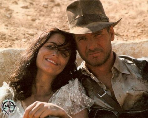 Indiana Jones and Marion Ravenwood. How fantastic were they together?! Henry Jones Jr, Harrison Ford Indiana Jones, Karen Allen, Little Dorrit, Indiana Jones Films, Henry Jones, Raiders Of The Lost Ark, Lost Ark, New Retro Wave