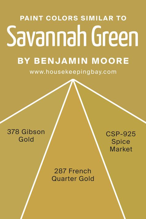 Colors Similar to Savannah Green 2150-30     by Benjamin Moore French Quarter, Benjamin Moore, Savannah Green, Green Benjamin Moore, Spice Market, Elegant Color, Green Kitchen, Trim Color, Coordinating Colors