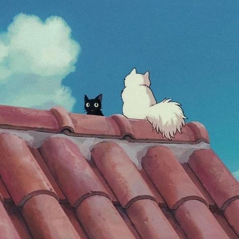 Happy International Cat Day, Could Be Us, Day Name, غلاف الكتاب, Personajes Studio Ghibli, Studio Ghibli Background, Studio Ghibli Characters, International Cat Day, Kiki’s Delivery Service