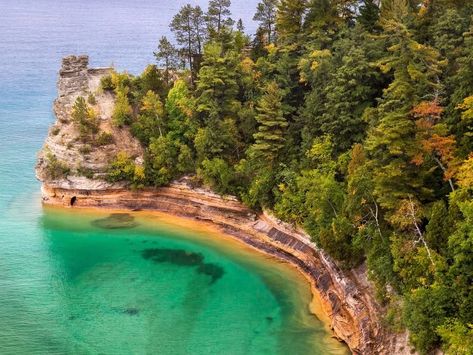 10+ Best Places to Visit in Michigan for (with Photos) - Page 6 - TripsToDiscover Holiday Places, Places To Go In Michigan, Detroit Hotels, Pictured Rocks, Pictured Rocks National Lakeshore, Isle Royale National Park, Best Vacation Spots, Michigan Travel, Vacation Places