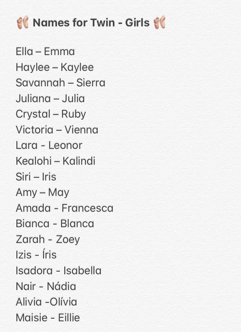 Twin girls names list. Sisters Names Ideas, Twin Names Ideas, Twin Names Black, Black Twin Names, Sister Names Ideas, Names For Twin Sisters, Matching Twin Names, Twins Name Ideas, Twin Name Ideas