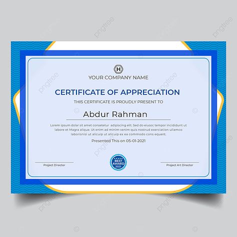 Certificate Of Appreciation Template Certificates Of Appreciation, Certificate Of Appreciation Template, Business Certificate, Appreciation Template, Certificate Of Achievement Template, Quran Sharif, Award Template, Certificate Design Template, Medical Business