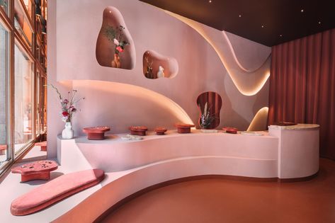 Moroccan Tent, Light Pink Walls, Home Luxury, Boutique Interior, Retail Interior, Interior Modern, Retail Space, Immersive Experience, Retail Design