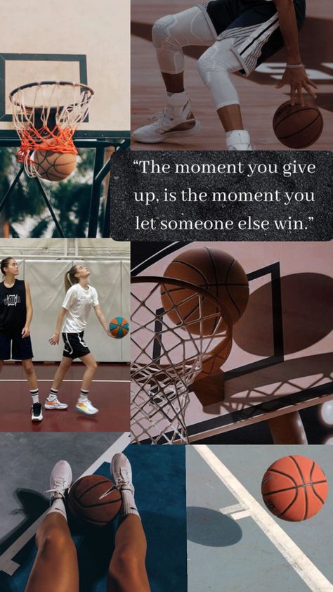 #basketball #sports #aesthetic #collage Cool Basketball Wallpapers, Basketball Quotes Inspirational, Basketball Workouts Training, Basketball Motivation, Foto Sport, Basketball Background, Basketball Moves, Ball Aesthetic, I Love Basketball
