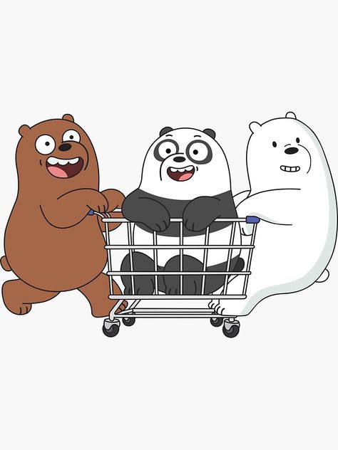 Panda And Ice Bear, Baby Disney Characters, Cute Marshmallows, Bear Bears, We Bare Bears Wallpapers, Ice Bear, Cute Bear Drawings, Panda Funny, Panda Wallpapers