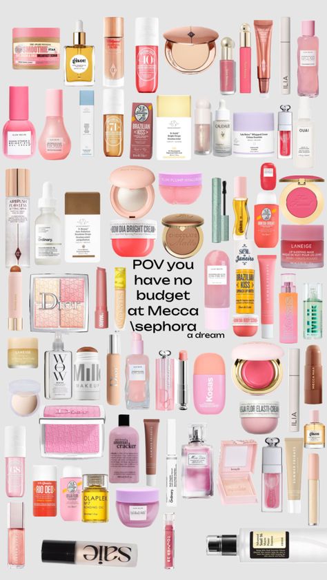 Mecca Makeup, How To Feel Pretty, Skin Care List, Sephora Bag, Preppy Gifts, Makeup Bag Essentials, Cute Gifts For Friends, White Clothes, Simple Skincare Routine