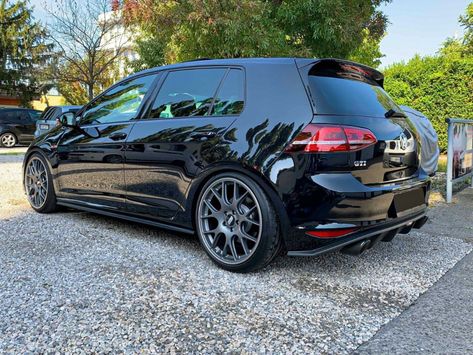 Volkswagen Golf Gti Mk7, Gti Wheels, Black Volkswagen, Golf Gti Mk7, Vw Golf R Mk7, Golf R Mk7, Mk7 Gti, Gti Mk7, Volkswagen Gti