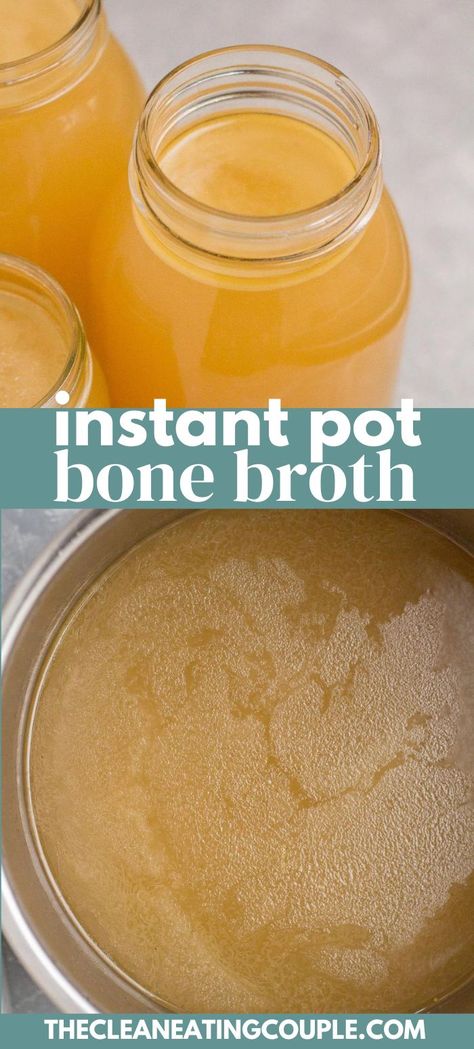 Instapot Bone Broth, Whole 30 Instant Pot, Bone Broth Instant Pot, Instant Pot Bone Broth, Chicken Bone Broth Recipe, Make Bone Broth, Make Chicken Broth, Homemade Bone Broth, Turkey Broth