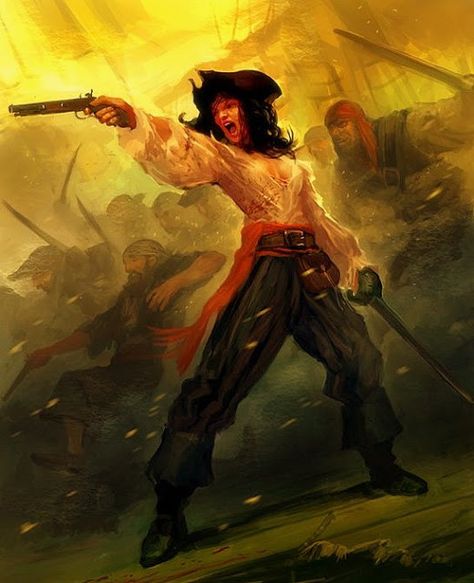 The Life of Binkleton : Badass Women of History- Grace O'Malley Fantasy Faction, Grace O'malley, Pirate Queen, Monkey Island, Pirates Cove, Pirate Wench, Pirate Art, Pirate Woman, Pirate Life