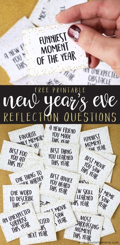 Enjoy reflecting back on the year with friends this New Years with this free activity. Diy Kids Party, Kids New Years Eve, New Year's Eve Activities, New Years Eve Games, New Years Eve Day, Fest Mad, Eve Game, New Year's Games, Free Games For Kids