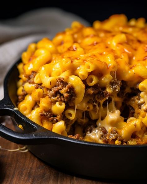 Hands down, one of our all time faves in our house! This is on our dinner table more times than I can count! Hamburg, Half Pound Hamburger Recipes, The Best Dinner Ideas, Hamburger Macaroni Casserole, Super Easy Casseroles, Best Casserole Recipes, Casserole Kitchen, Ground Beef Casserole Recipes, Hamburger Casserole