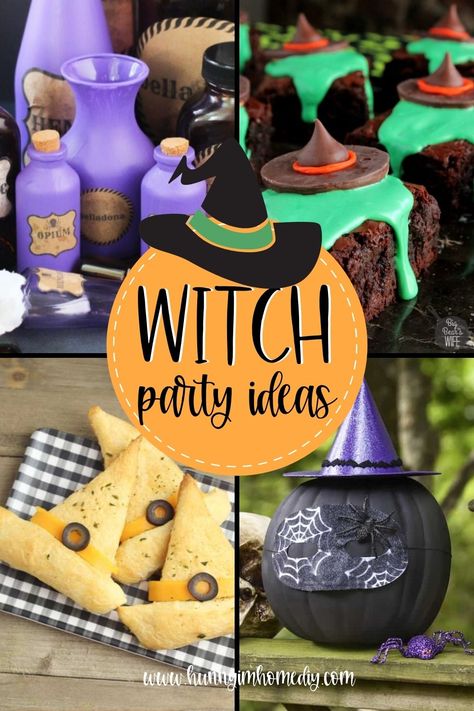 40 Witch Themed Party Ideas for a Hocus Pocus Halloween Celebration Witch Party Ideas, Witch Themed Party, Witch Birthday Party, Halloween Popcorn Treats, Witch Theme Party, Cauldron Cakes, Spooky Cookies, Witch Birthday, Witches Halloween Party