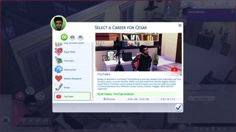 Mod The Sims: YouTuber Career by itsmeTroiYT • Sims 4 Downloads Sims 4 Career Mods, Sims 4 Jobs, Los Sims 4 Mods, Baby Tech, Die Sims 4, Sims 4 Traits, Muebles Sims 4 Cc, The Sims 4 Pc, Mods Sims