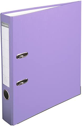 Cute File Folders, Purple School Supplies, Purple Stationary, Cute Folders, School File, Office Folder, Lever Arch Files, School Storage, School Folders