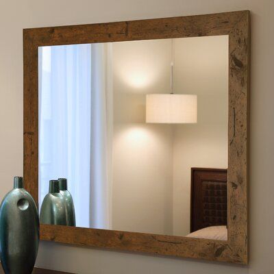 Rustic Bathroom Mirrors, Reclaimed Wood Mirror, Walnut Wall, Distressed Mirror, Rustic Light, Bathroom Mirror Frame, Rustic Wall Mirrors, Classic Mirror, Entry Wall
