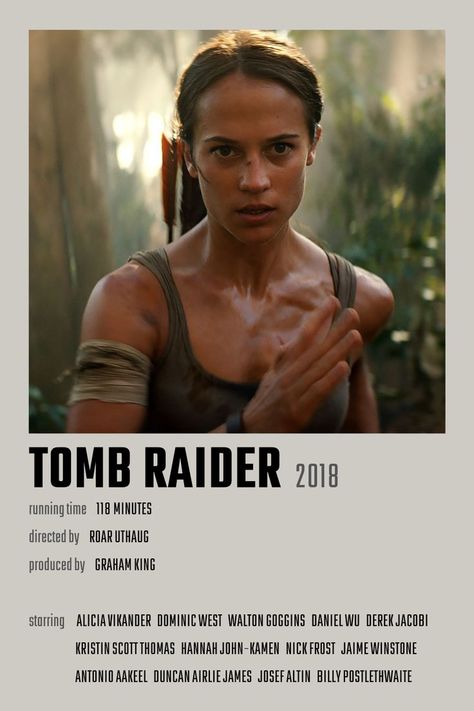 Tomb Raider Movie Poster Tomb Raider Movie Poster, Tomb Raider Poster, Tom Rider, Recommended Movies, Tomb Raider Film, Tomb Raider 2018, Tomb Raider Movie, Lara Croft Tomb Raider, English Video