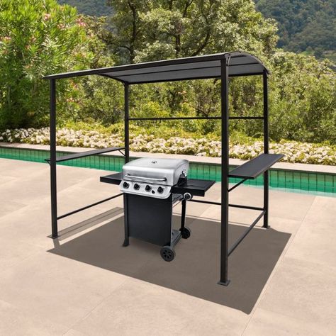 6 Best BBQ Shelter And Gazebos For Grilling In Any Weather Conditions Grill Awning, Bbq Canopy, Bbq Gazebo, Outdoor Bbq Grill, Metal Grill, Grill Gazebo, Portable Tent, Gazebo Canopy, Outdoor Gazebos