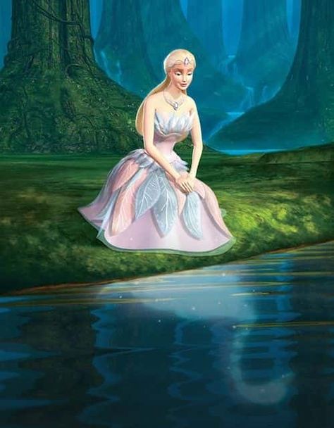 Barbie Of Swan Lake, Princess Odette, Barbie Swan Lake, Dance Wallpaper, Aesthetic 2000s, Swan Lake Ballet, Foto Disney, Princess And The Pauper, The Enchanted Forest