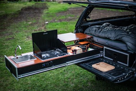 Build Thread: Ultimate Bed Drawer System for Camping/Cooking/Tailgating | Tacoma World Auto Camping, Vw Buzz, Bil Camping, Astuces Camping-car, Hilux Sw4, Kangoo Camper, T3 Vw, Suv Camper, Truck Bed Storage