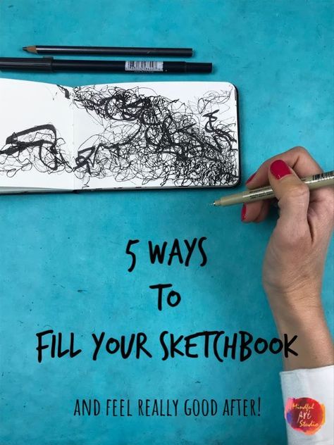 5 Ways to Fill Your Sketchbook - Mindful Art Studio Croquis, Ways To Fill Your Sketchbook, Fill Your Sketchbook, Random Sketch Ideas, Drawings With Meaning, Beautiful Pencil Drawings, Mindful Art, Drawings For Boyfriend, Sketchbook Art Journal