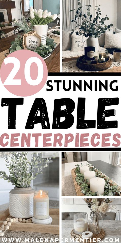 Dining Table Decor Centerpiece, Table Centerpiece Ideas, Easy Table, Table Centerpieces For Home, Bright Furniture, Kitchen Table Centerpiece, Dining Room Centerpiece, Dining Room Table Centerpieces, Tafel Decor