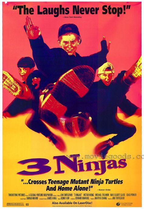 Vintage Films, 3 Ninjas Movie, 3 Ninjas, Ninja Movies, Courtney Miller, Michael Douglas, Mystery Science, Three Brothers, Old Movies