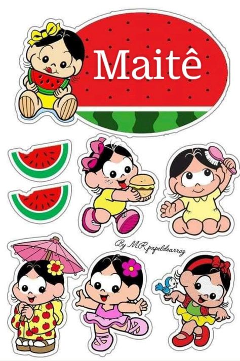 Patchwork, Magali Baby, Classic Comics, Baby Party, Cake Toppers, Projects To Try, Stamp, Tags