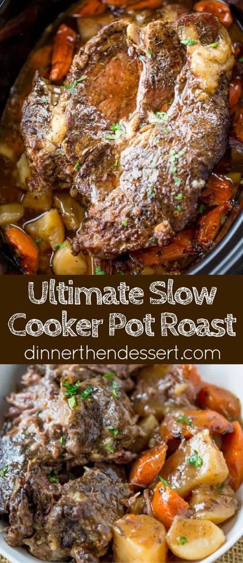 Slow Cooker Pot Roast Recipes, Pot Roast Crock Pot Recipes, Slow Cooker Pot Roast, Pot Roast Recipe, Tender Meat, Slow Cooker Roast, Crockpot Roast, Pot Roast Slow Cooker, Roast Recipe