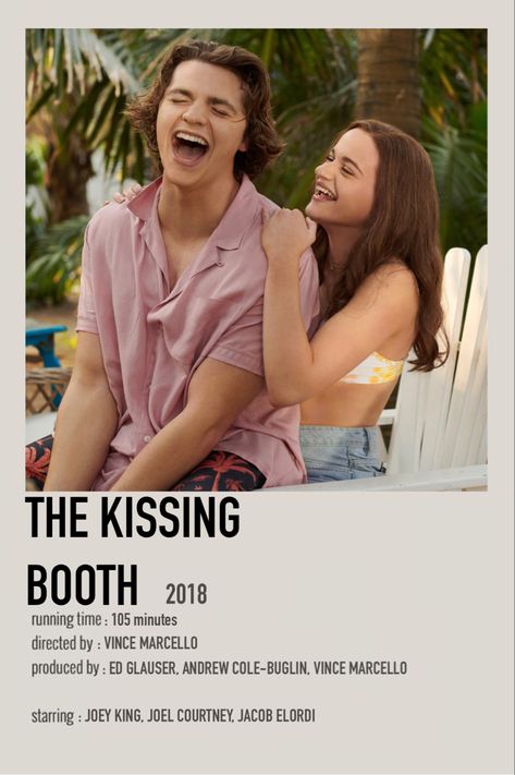 Movie Posters Kissing Booth, The Kissing Booth Movie Poster, Set It Up Poster, The Kissing Booth Poster, The Idea Of You, Kissing Booth Movie, Bucket List Movie, Outsiders Movie, Movie Tracker