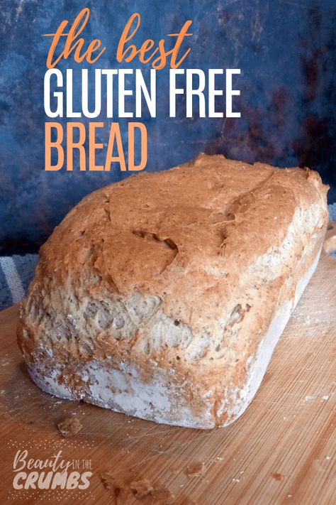 A reliable gluten free bread recipe that is delicious, soft, bendable, and doesn't have to be warmed up to be good. This sandwich bread is full of healthy protein and fiber. It also is a pretty cheap gluten-free bread, coming in under $2 a loaf. #glutenfreebreadrecipe #glutenfreebread #healthyfood #dairyfreebread Gluten Free Bread Recipe Easy, Gluten Free Sandwich, Keto Brood, Gluten Free Bread Recipe, Gluten Free Bread Machine, Dairy Free Bread, Homemade Gluten Free Bread, Gluten Free Sandwich Bread, Best Gluten Free Bread