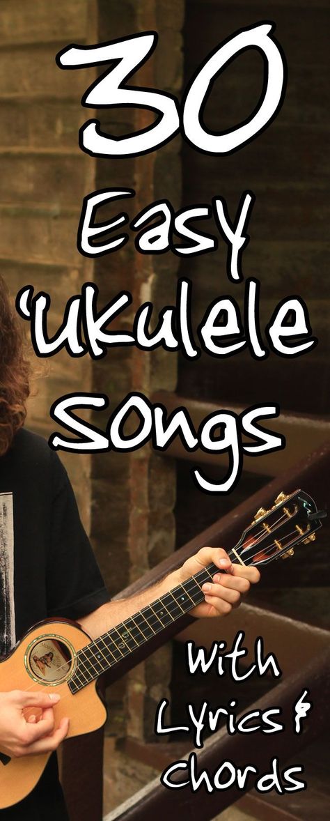 30 Easy Ukulele Songs For Beginners - 3 or 4 chord songs with lyrics. Easy Ukulele Songs For Beginners, Ukulele Songs For Beginners, Ukulele Songs Popular, Kunci Ukulele, Ukulele Songs Beginner, Easy Ukulele Songs, Akordy Gitarowe, Learning Ukulele, Ukelele Chords