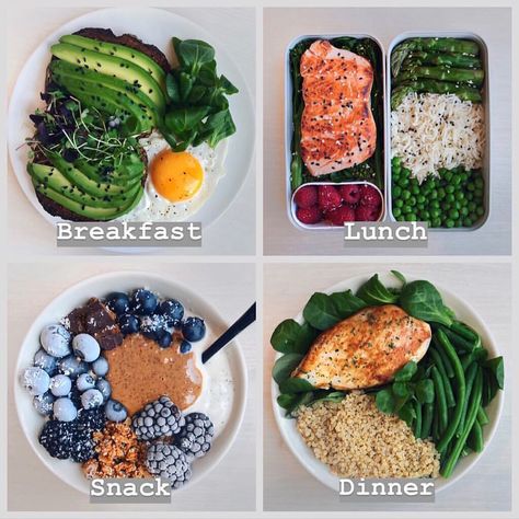 “What I Eat in a Day” Inspo💫🍱✨ *Swipe for 4 simple but delicious healthy meal plan ideas!✨ Hope you’re having a great day☺️ It’s 0 Degrees… 1200 Calories, Diet Vegetarian, Healthy Meal Plans, Lunch Snacks, Week Meal Plan, Healty Food, Healthy Meal Prep, Junk Food, Healthy Lunch