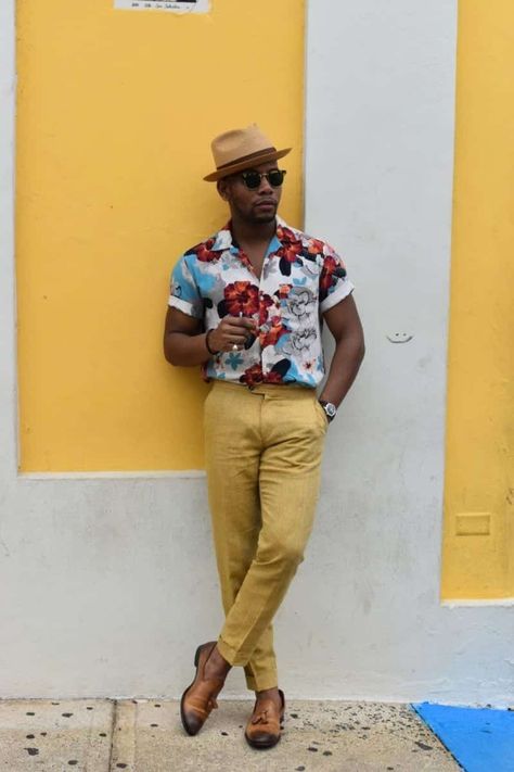 Puerto Rico Aesthetic Outfits, Outdoor Party Outfits, Juno Steel, Bday Fits, Vacation Outfits Men, Outfits Con Camisa, Travel Fits, Garden Party Outfit, Italian Summer Outfits