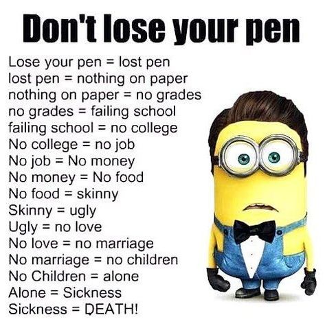 Grumpy Cats, Dont Lose Your Pen, Trick Your Friends, Funny Knock Knock Jokes, Jenaka Kelakar, Tatabahasa Inggeris, Minion Memes, Minions Humor, Ask Your Friends