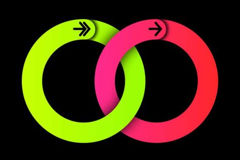 Apple Watch Move ring vs. Exercise ring: What’s the difference? Moving Motivation, Apple Watch Activity, Watch Hacks, Apple Watch Hacks, Rings Workout, Apple Watch Features, Apple Fitness, Apple Watch Stand, Apple Watch Iphone