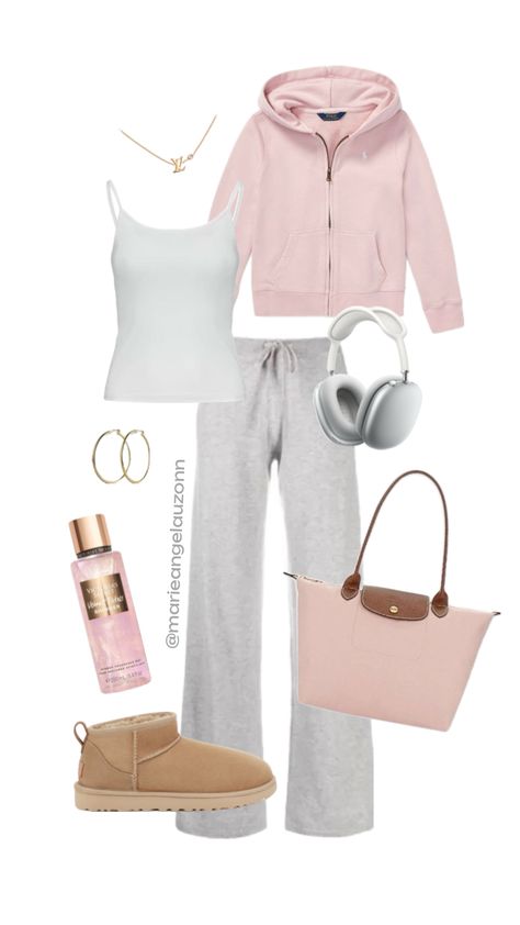@marieangelauzonn Comfy Teen Outfits, Modest Spring Outfits, Airport Outfit Summer, Airplane Outfits, Nyc Outfits, Outfit Korean Style, Downtown Outfits, Casual Preppy Outfits, Cute Lazy Day Outfits