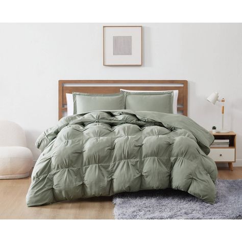 Pleats Techniques, Bed Pillow Sizes, Weighted Comforter, Twin Xl Comforter, Microfiber Bedding, Top Of Bed, Comforter Bedding Sets, Colored Fabric, Material Bed