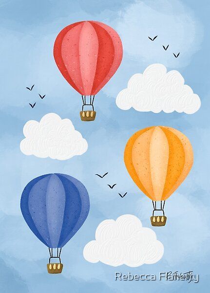 Hot Air Balloon Simple Drawing, Hot Air Balloon Painting Acrylic Easy, How To Paint Hot Air Balloons, Air Design Art, Balon Udara Art, Painted Hot Air Balloons, Hot Air Balloon Canvas Painting, Airbaloon Drawing, Air Baloons Paintings