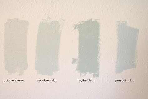 benjamin moore quiet moments | and Benjamin Moore HC-150: Yarmouth Blue Home Gallery Design, Benjamin Moore Quiet Moments, Gallery Design Ideas, Quiet Moments Benjamin Moore, Woodlawn Blue, Wythe Blue, Bedroom Remodeling, Guest Bedroom Remodel, Kids Bedroom Remodel