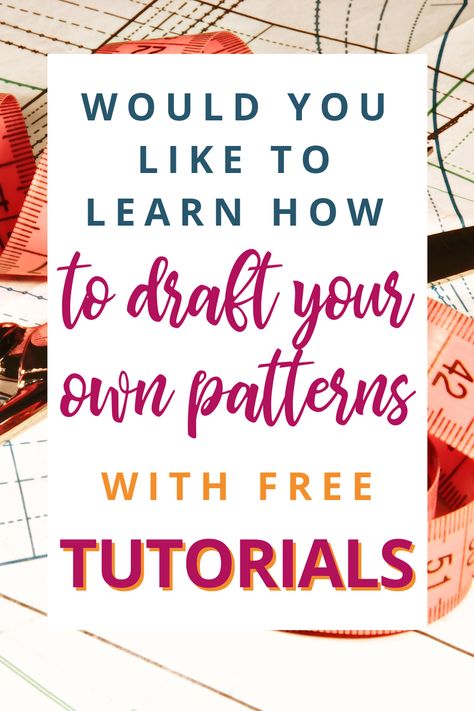 Pattern Drafting Tutorials Blouses, Pattern Drafting Tutorials For Beginners, Pattern Making Books, Pattern Making Tutorial, Pattern Drafting Tutorials, Basic Dress Pattern, Free Pdf Sewing Patterns, Sewing Crafts Tutorials, The Met Gala